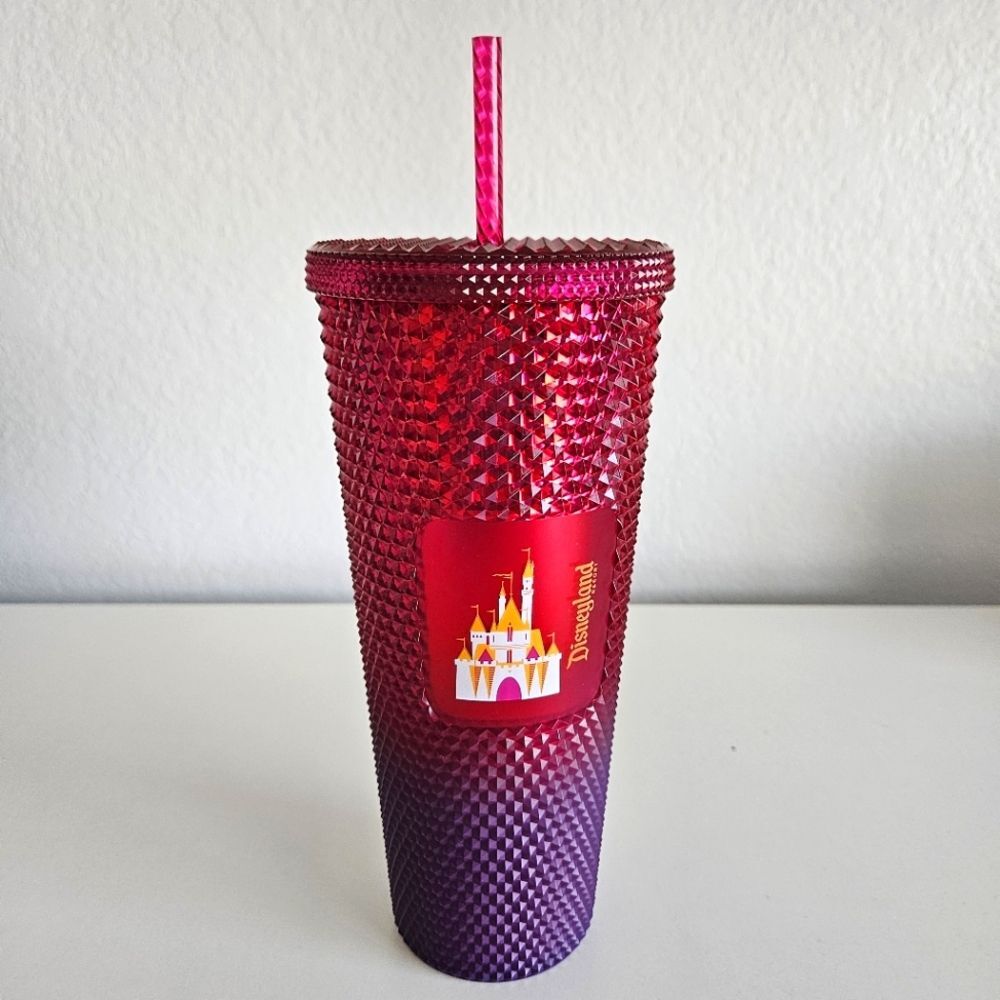 NWOT Disney Parks 50th Anniversary Disneyland Starbuck Travel Tumbler Ombre 24oz